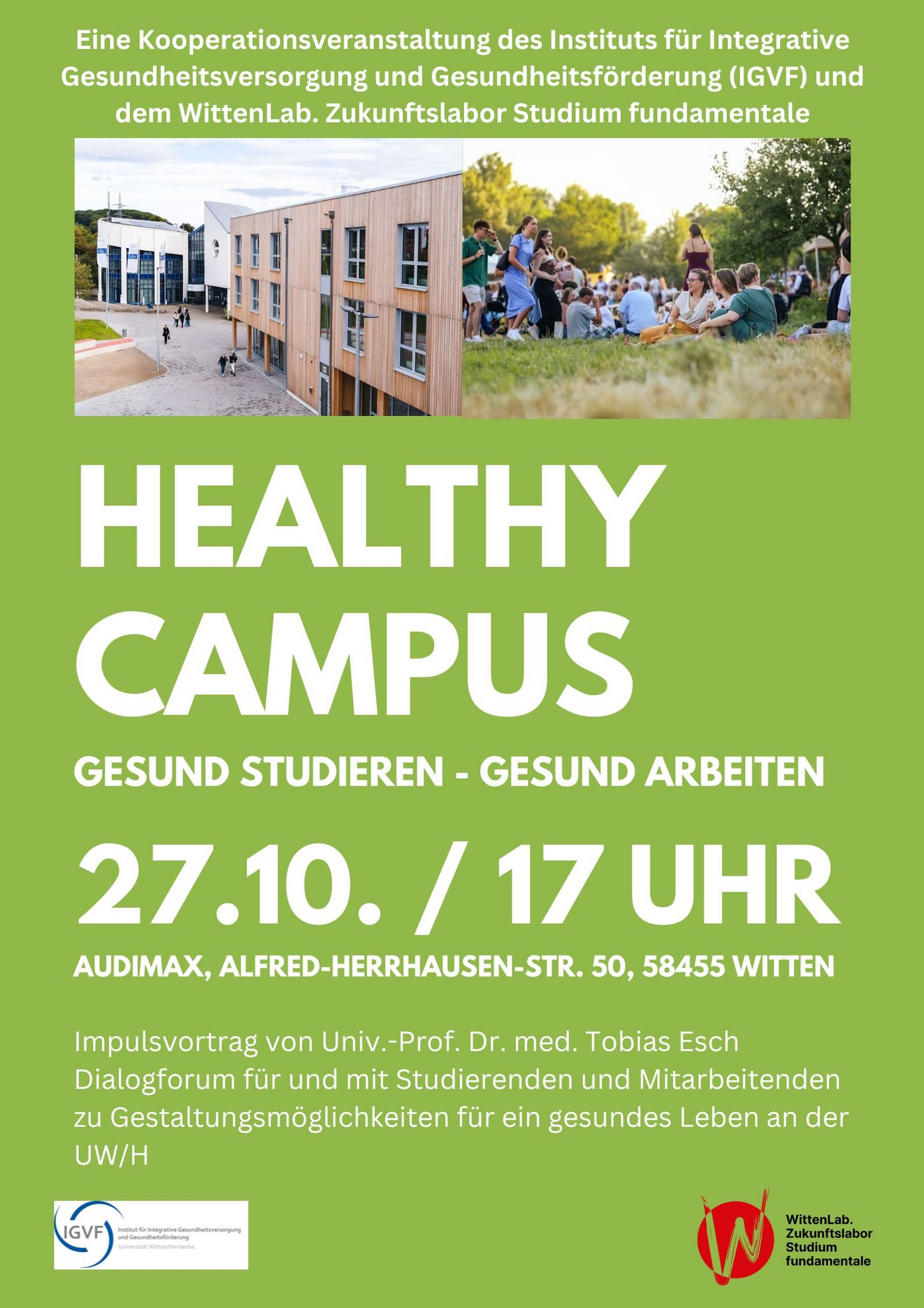 Healthy Campus Universität Witten/Herdecke