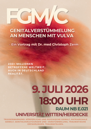 FGM/C - A lecture with Dr. med. C. Zerm Event flyer