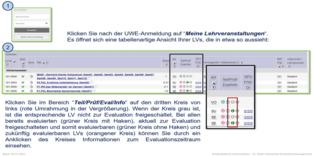 Evaluation in UWE (for lecturers)