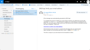 New user Mail