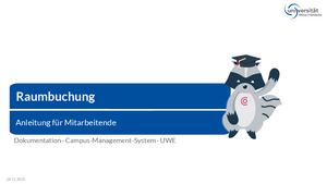 UWE-Anleitung: Raumbuchung Download der Datei UWE_Raumbuchung.pdf