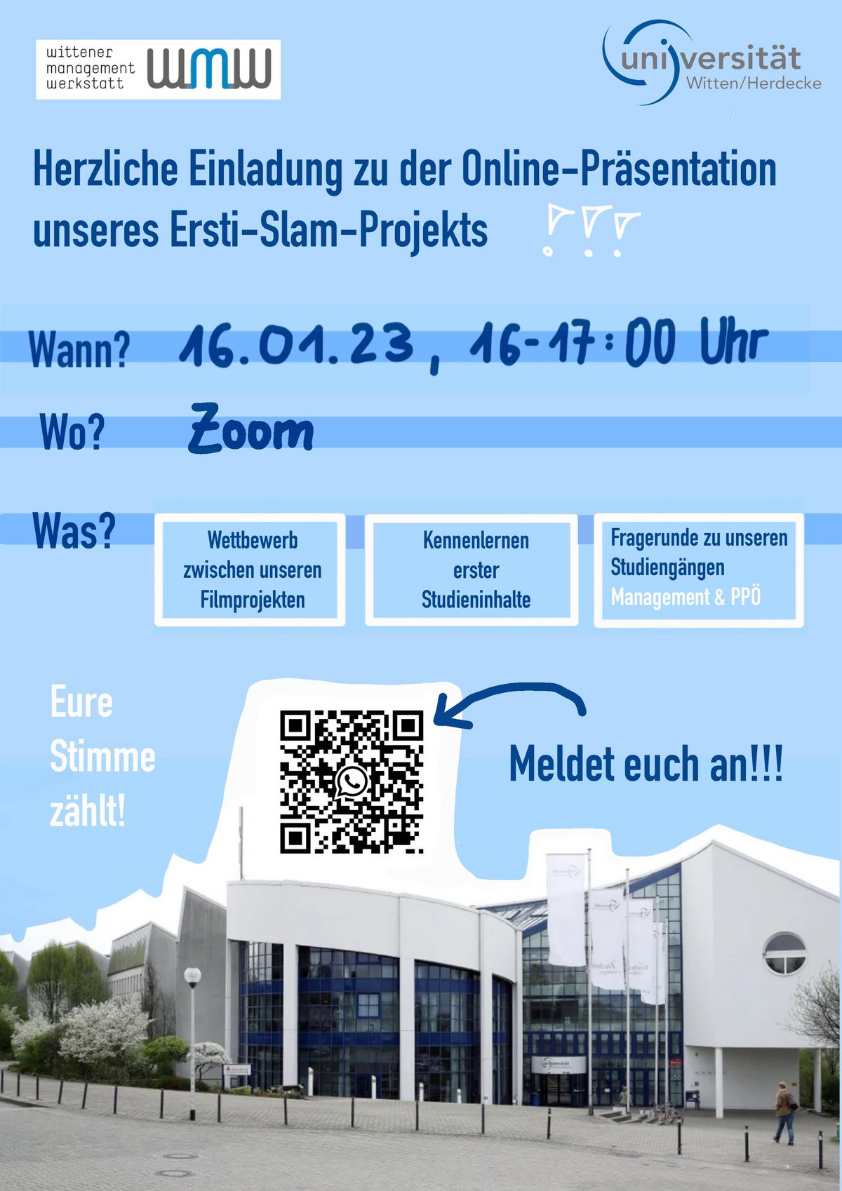 Ersti-Slam | Intranet Universität Witten/Herdecke