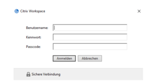 Screenshot Anmeldefenster Screenshot Anmeldefenster