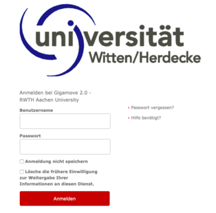 (Screenshot) Screenshot registration UW/H