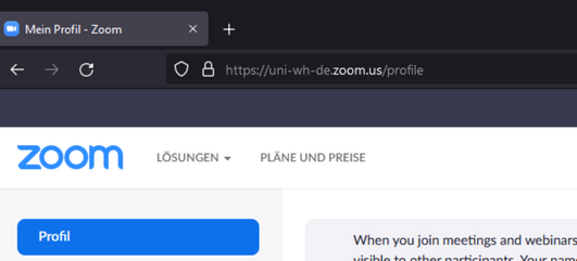 Screenshot Screenshot profile